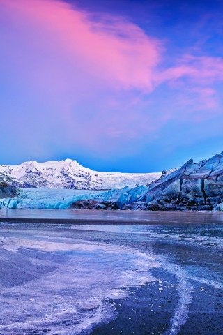 Vatna Glacier Icelend for 320 x 480 iPhone resolution