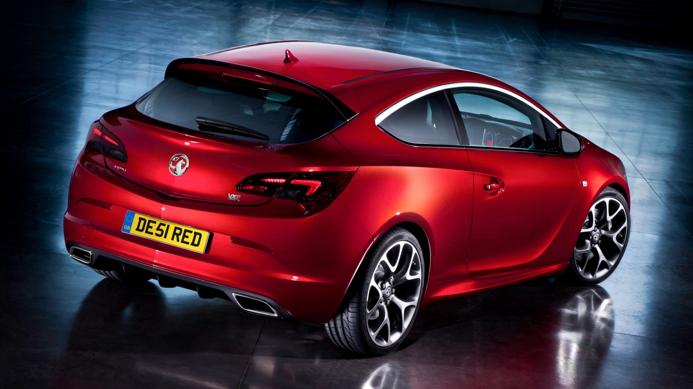 Vauxhall Astra GTC Rear for 1366 x 768 HDTV resolution