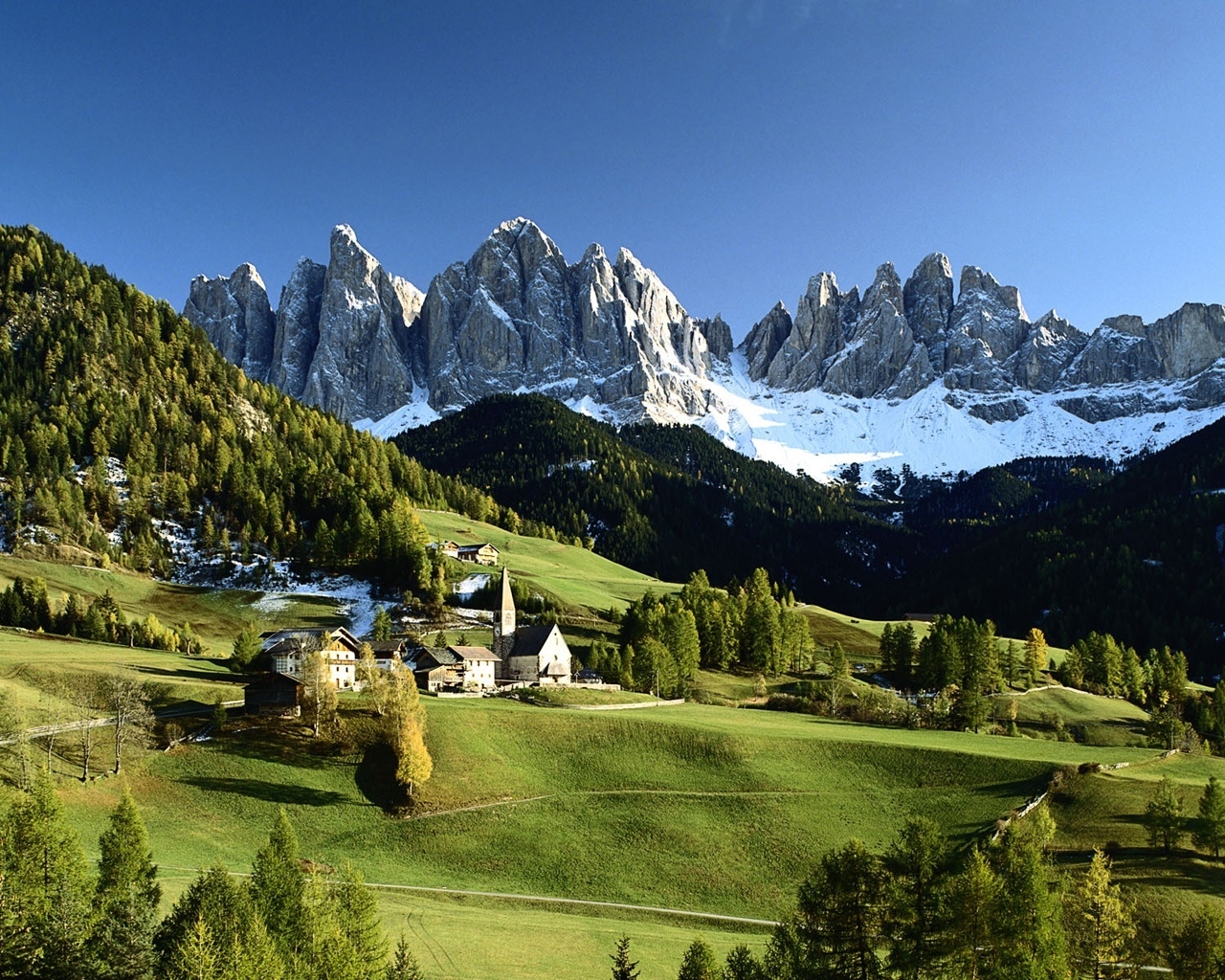Veduta delle Dolomiti for 1280 x 1024 resolution
