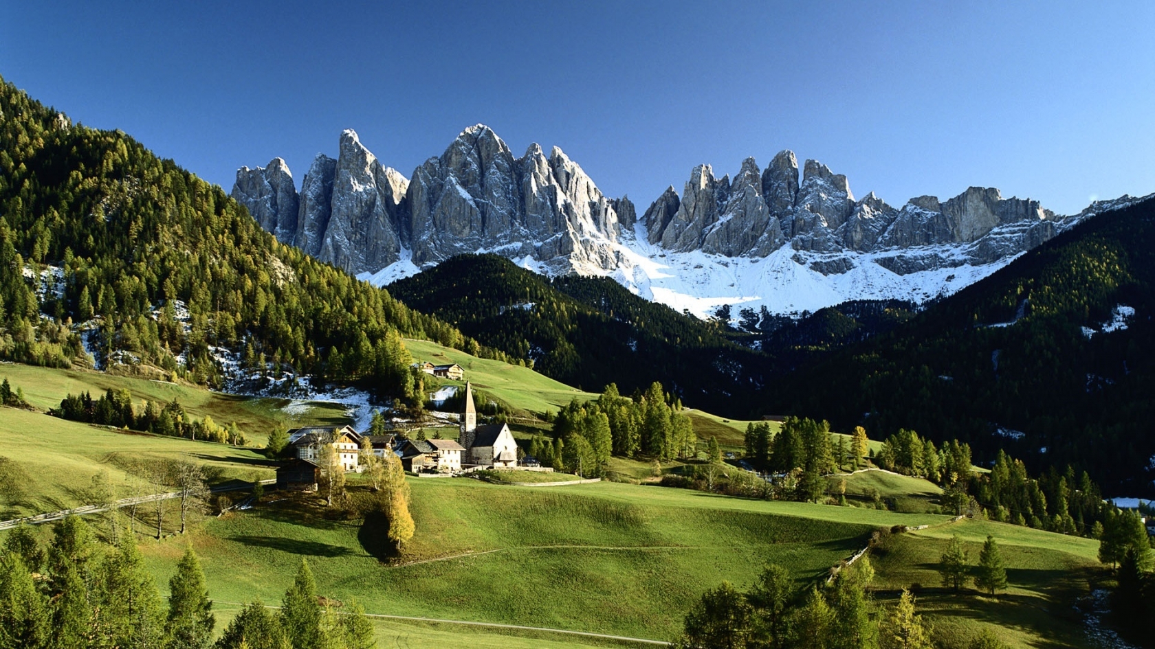Veduta delle Dolomiti for 1680 x 945 HDTV resolution