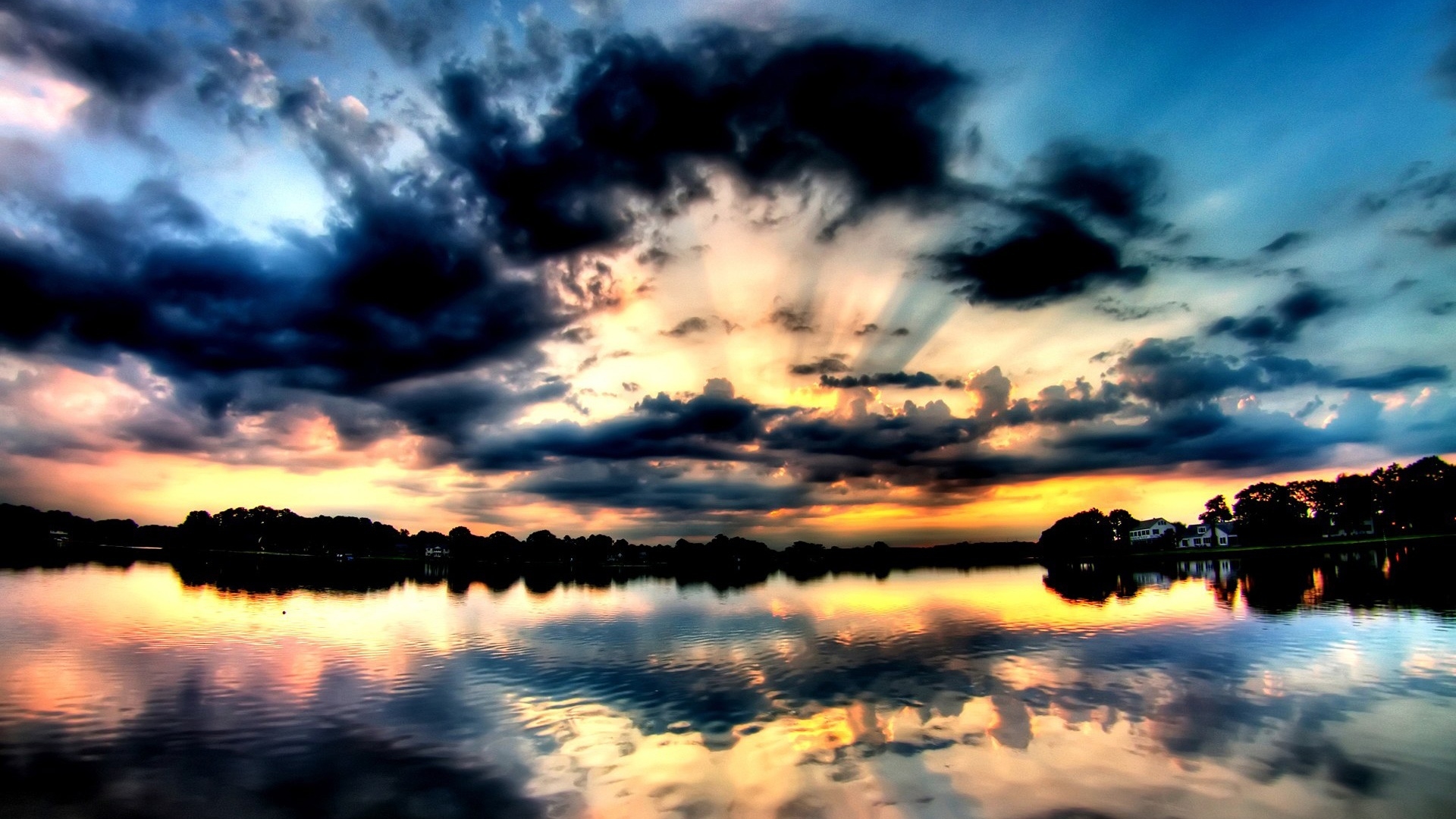 Very beautiful Sunset for 1920 x 1080 HDTV 1080p resolution
