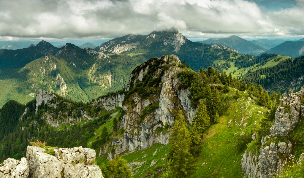 View from Breitenstein for 1024 x 600 widescreen resolution