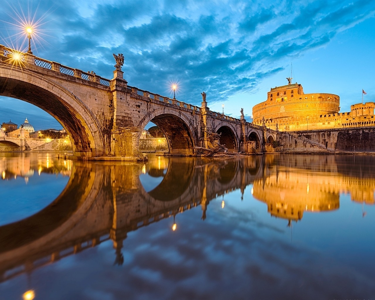 View of St Angelo Bridge for 1280 x 1024 resolution