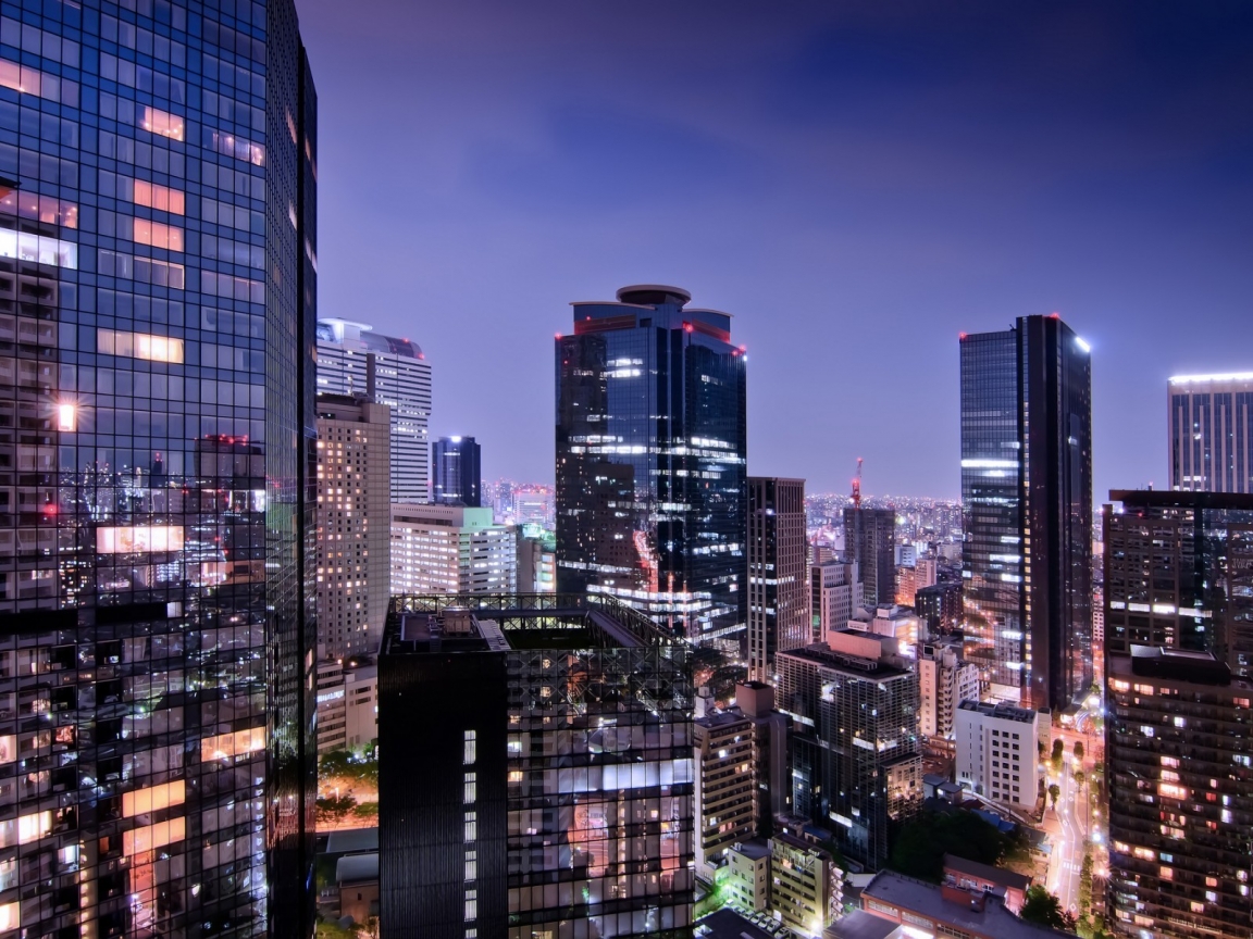View of Tokyo City for 1152 x 864 resolution