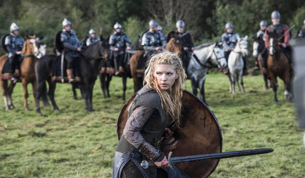 Vikings Lagertha  for 1024 x 600 widescreen resolution