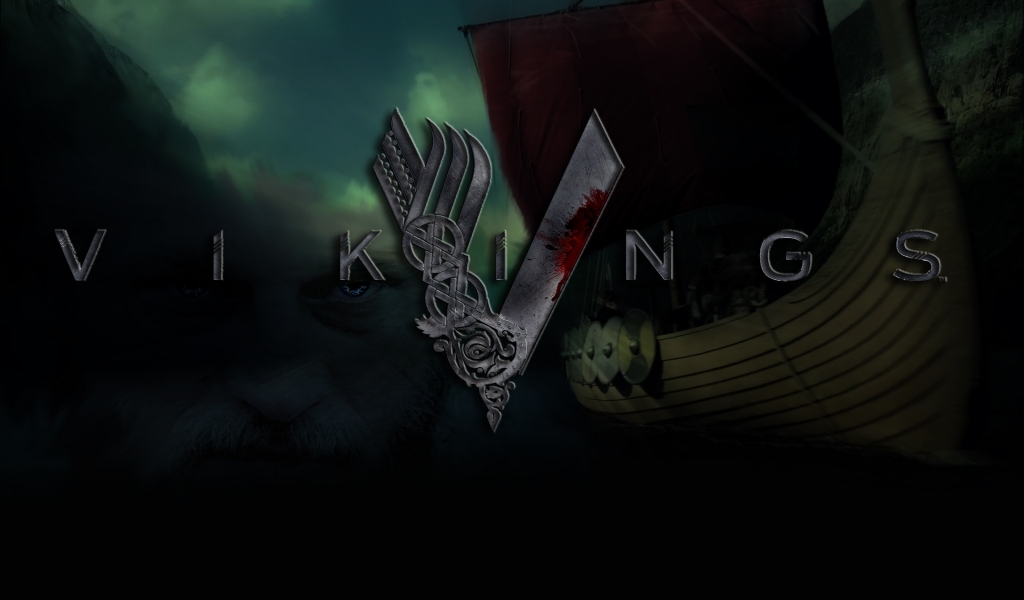 Vikings Poster for 1024 x 600 widescreen resolution