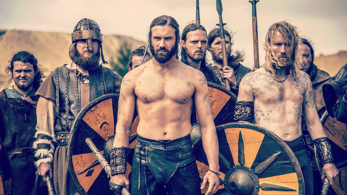 Vikings Season 2 Scene for 1366 x 768 HDTV resolution