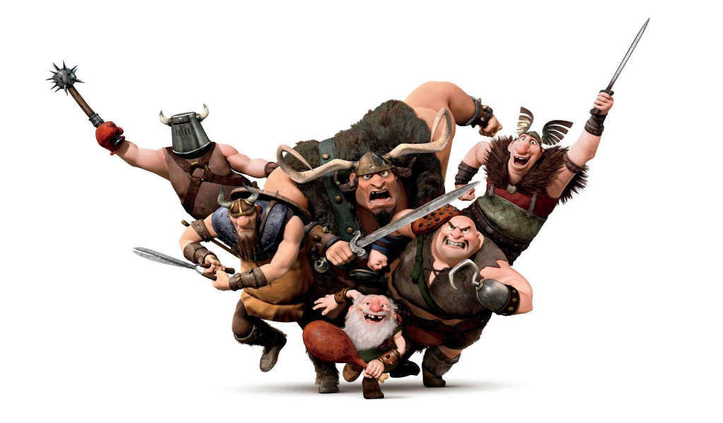 Vikings Warriors for 1024 x 600 widescreen resolution