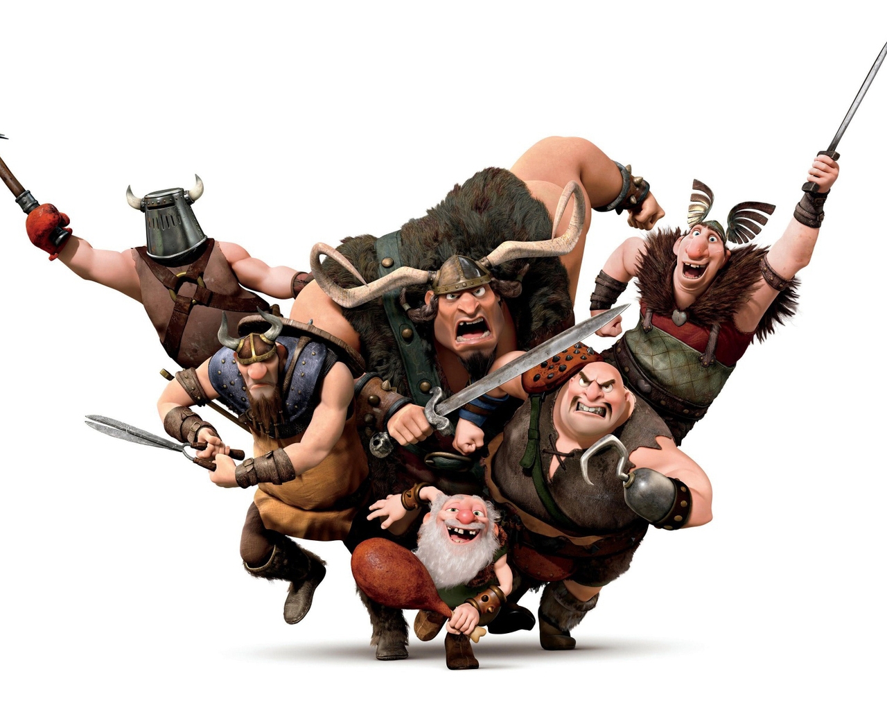 Vikings Warriors for 1280 x 1024 resolution