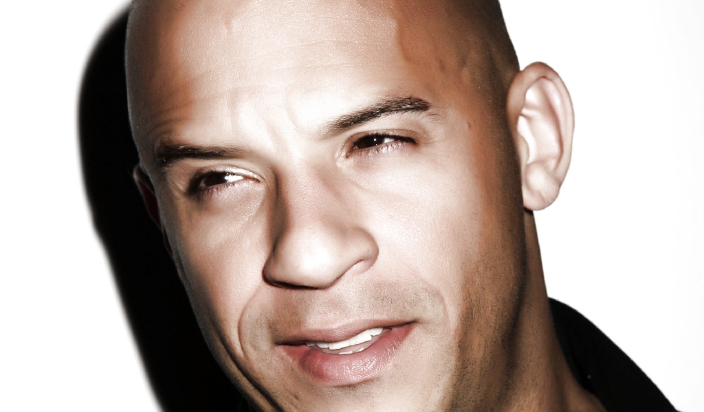 Vin Diesel Close Up for 1024 x 600 widescreen resolution