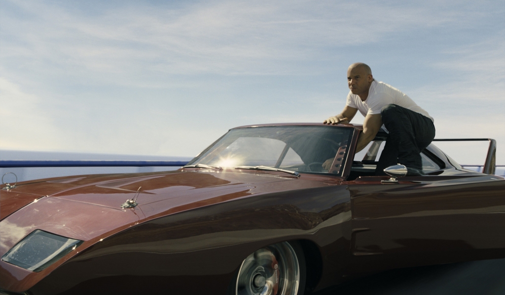 Vin Diesel in Fast and Furious for 1024 x 600 widescreen resolution