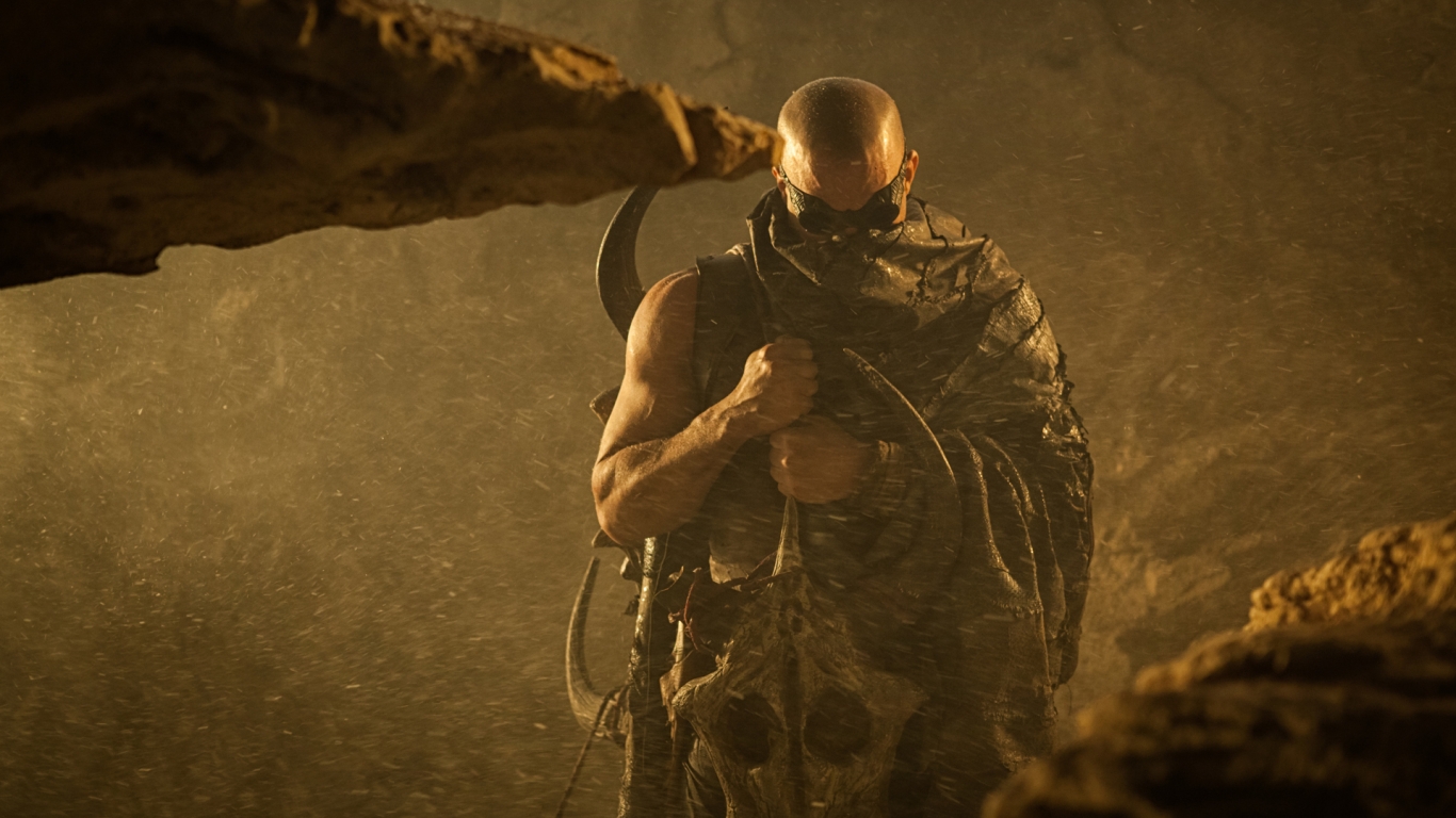 Vin Diesel Riddick 2013 for 1366 x 768 HDTV resolution