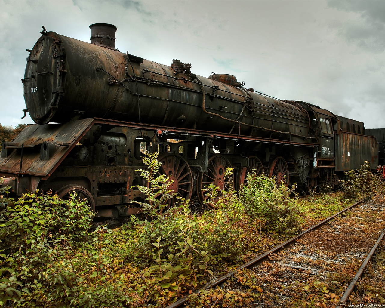Vintage Train for 1280 x 1024 resolution