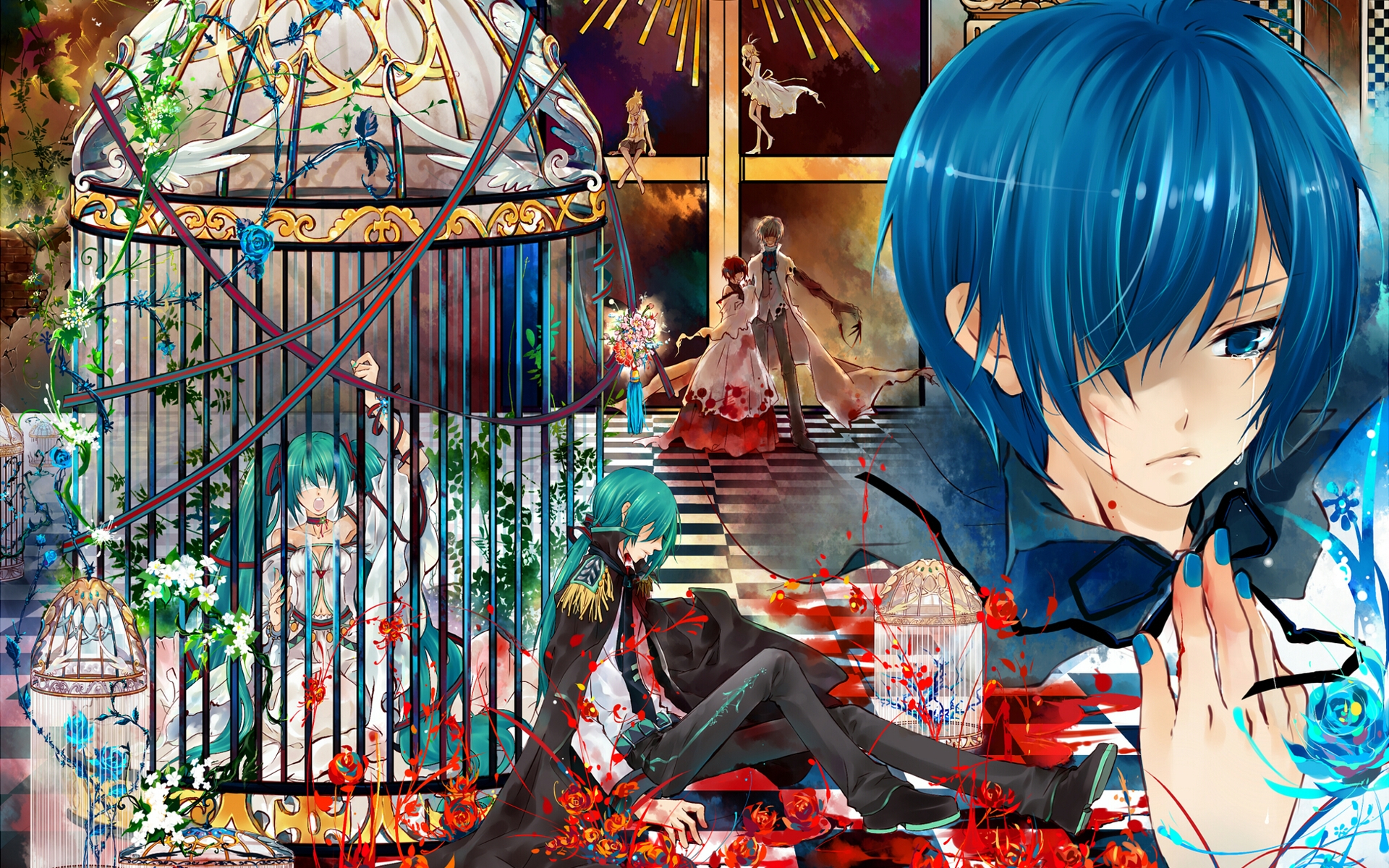 Vocaloid Kaito for 1920 x 1200 widescreen resolution