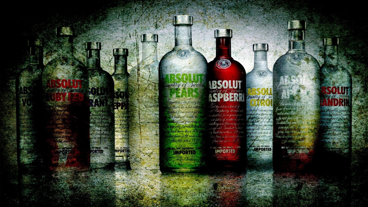 Vodka Absolut for 1280 x 720 HDTV 720p resolution