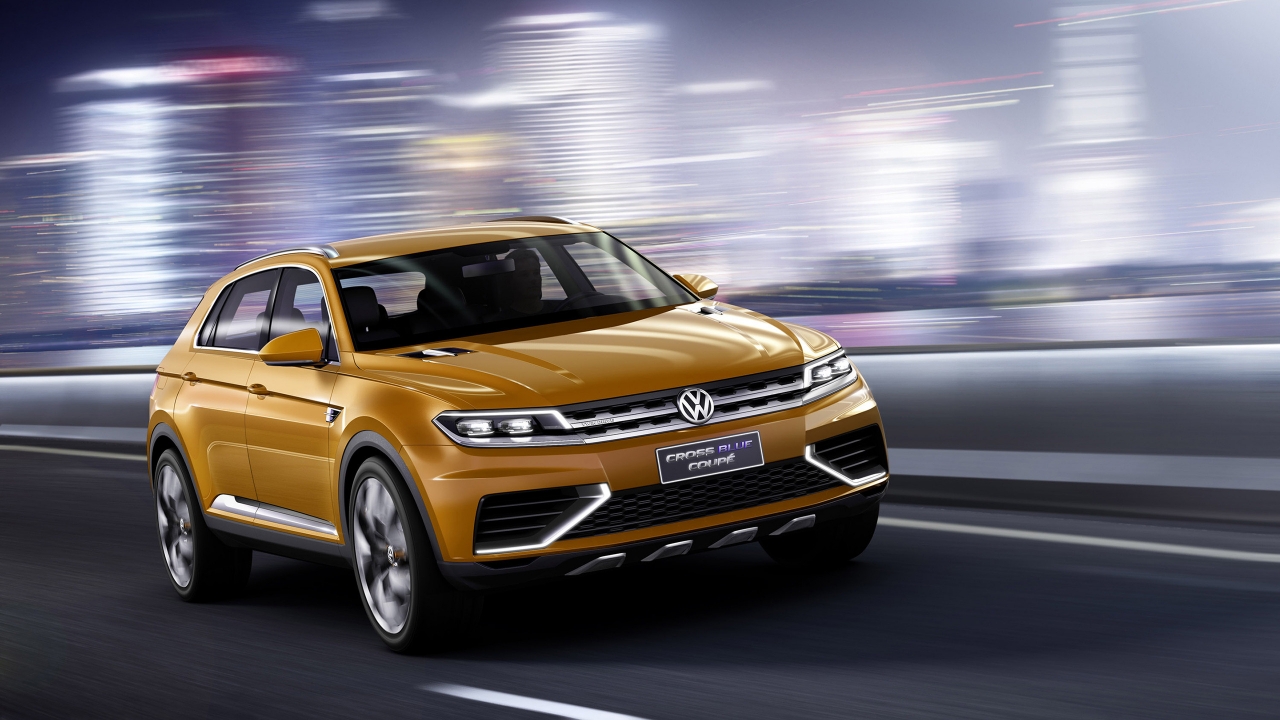 Volkswagen Crossblue Coupe Concept for 1280 x 720 HDTV 720p resolution