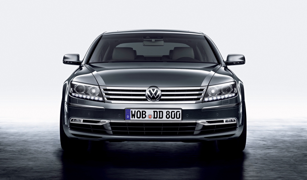 Volkswagen Phaeton Front for 1024 x 600 widescreen resolution