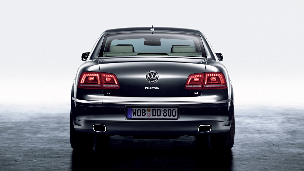Volkswagen Phaeton Rear for 1280 x 720 HDTV 720p resolution