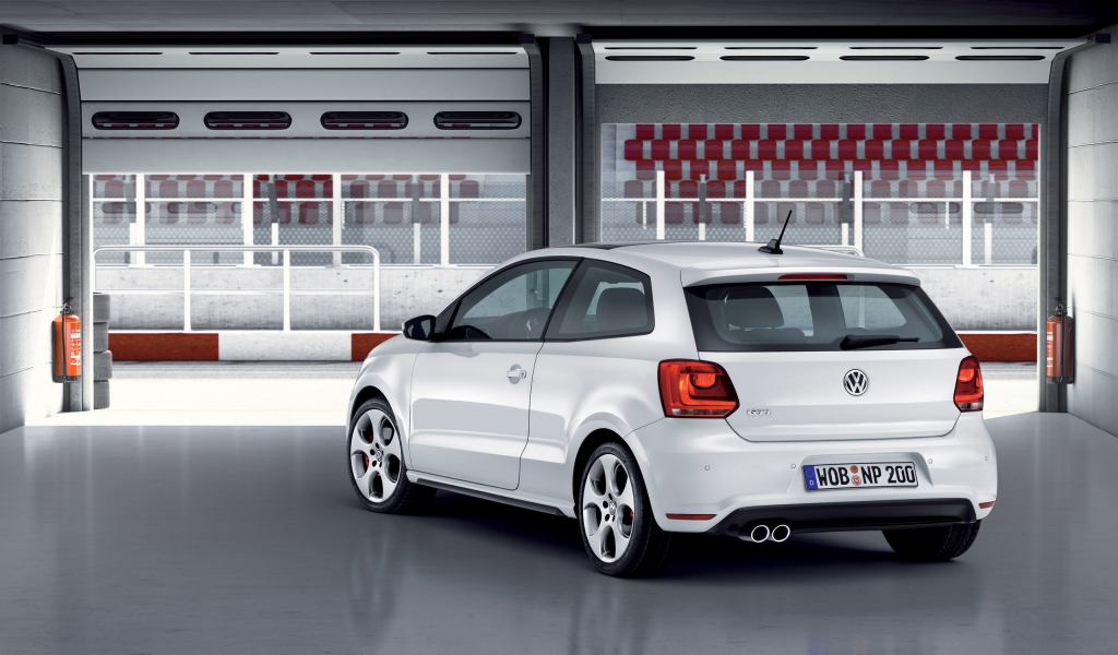 Volkswagen Polo GTI for 1024 x 600 widescreen resolution