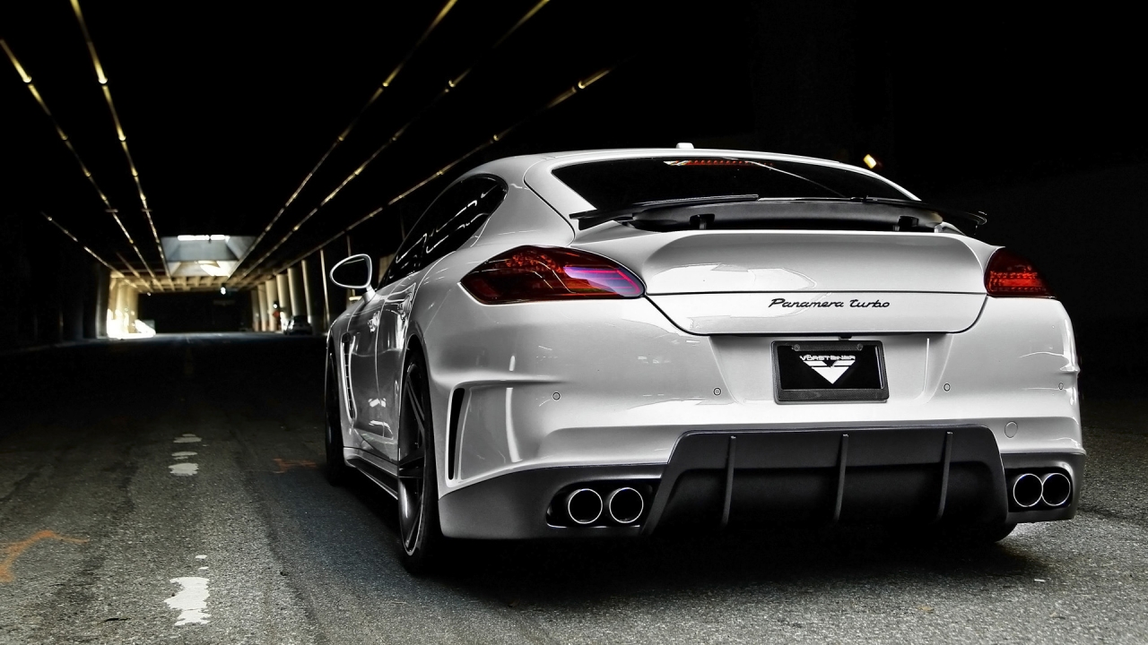 Vorsteiner Porsche V PT Panamera Rear for 1280 x 720 HDTV 720p resolution