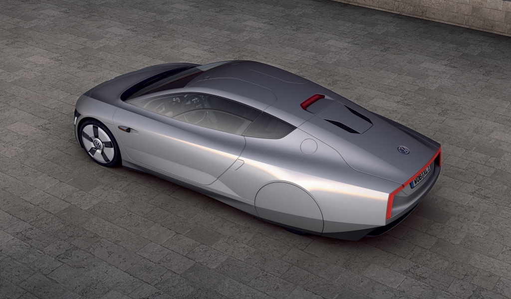 VW XL1 Concept for 1024 x 600 widescreen resolution