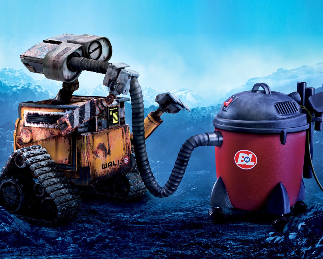 WALL-E Vacuum for 1280 x 1024 resolution