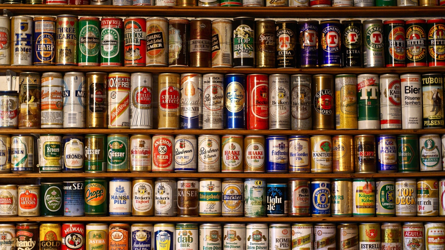 Wall of Beer for 1536 x 864 HDTV resolution