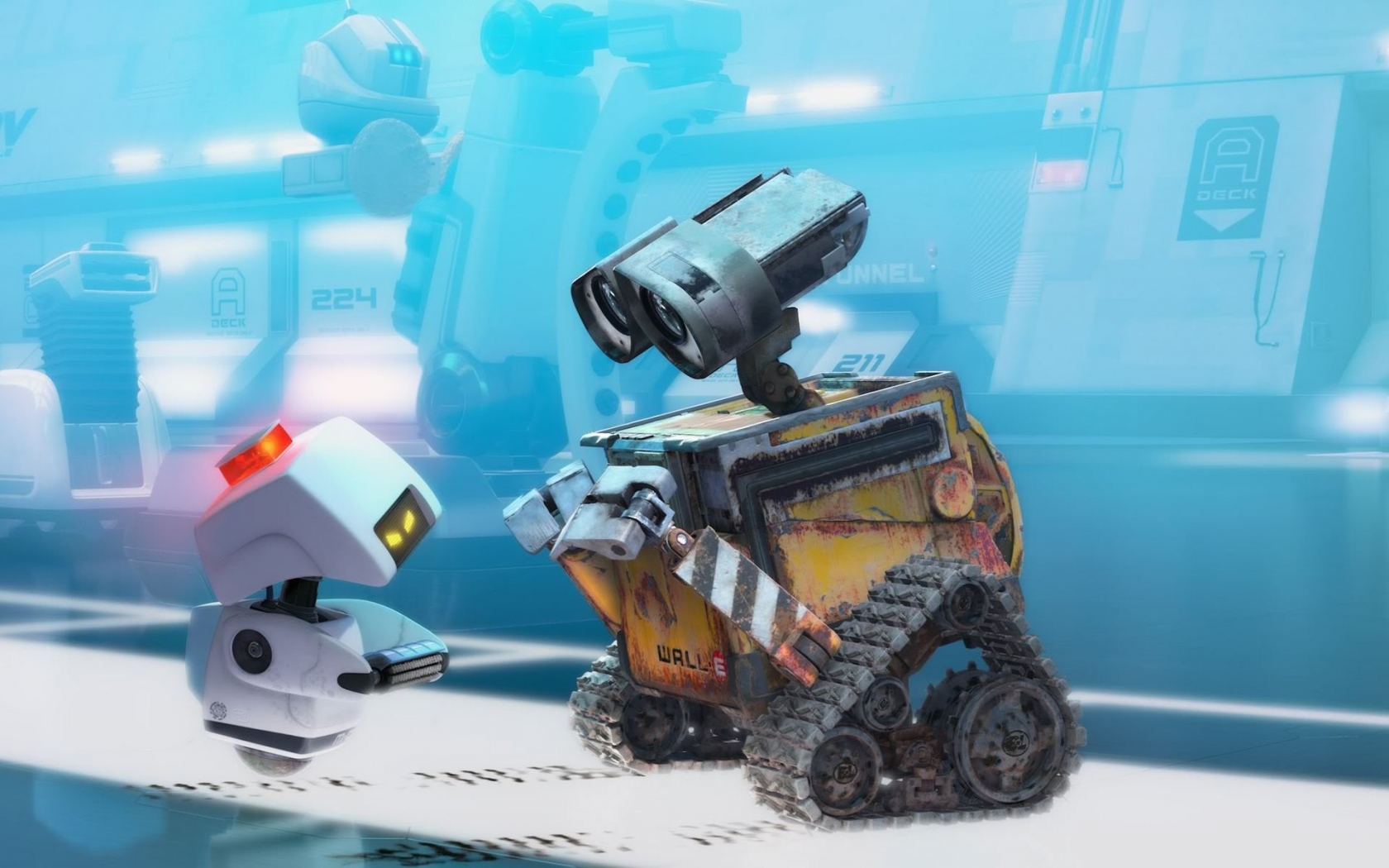 Walle Movie Scene for 1680 x 1050 widescreen resolution