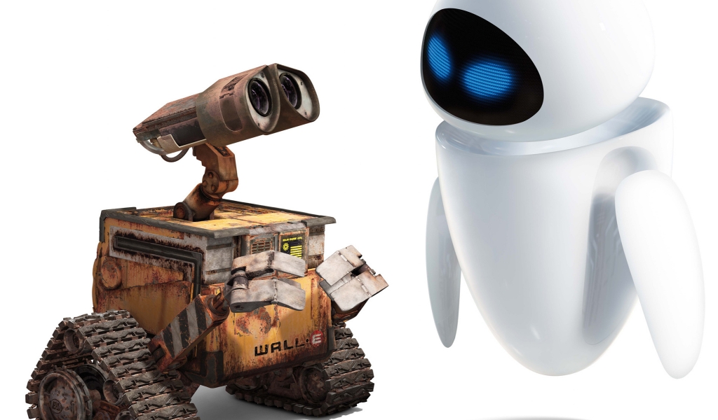 Walle Robots for 1024 x 600 widescreen resolution