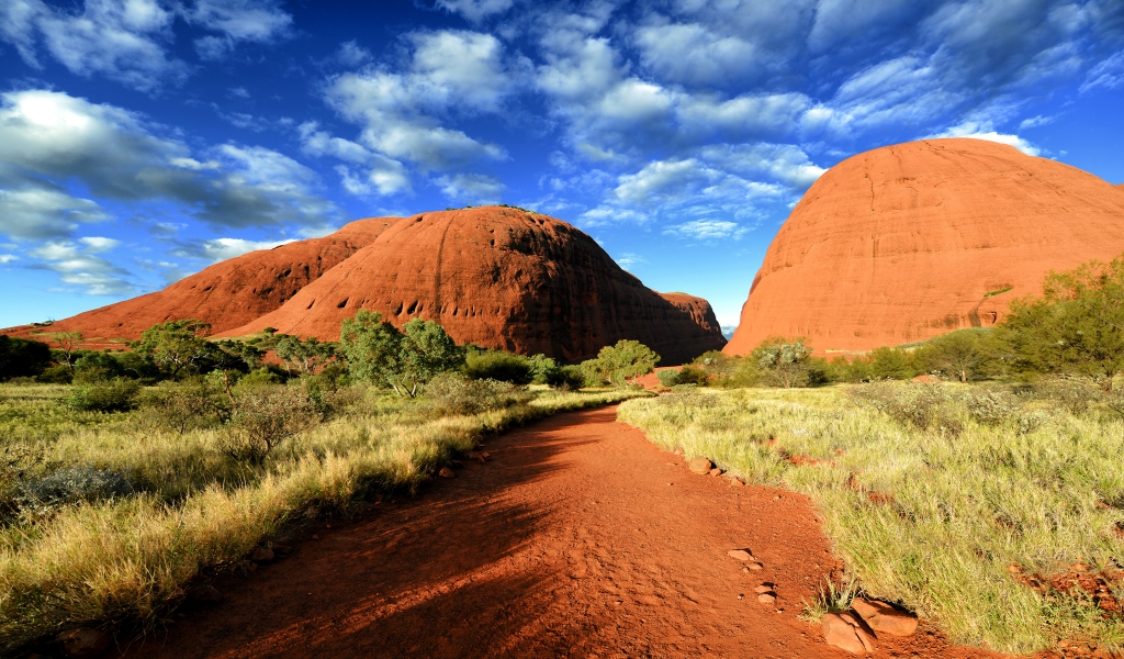 Walpa Gorge Australia for 1024 x 600 widescreen resolution