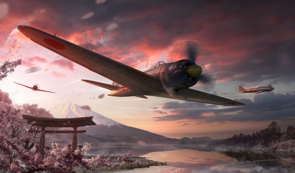 War Thunder Video Game for 1024 x 600 widescreen resolution