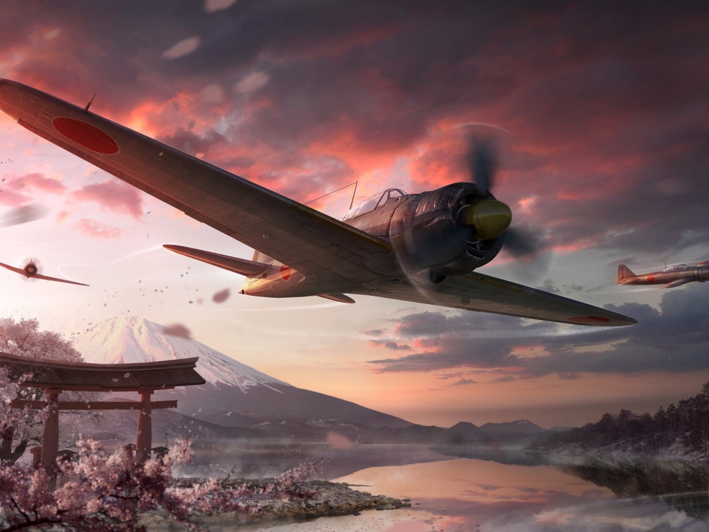 War Thunder Video Game for 1024 x 768 resolution