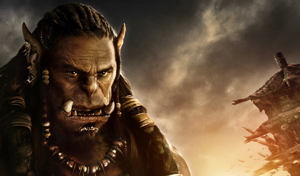 Warcraft Movie 2016 Durotan for 1024 x 600 widescreen resolution