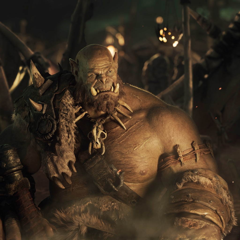 Warcraft Movie 2016 Orc for 1024 x 1024 iPad resolution