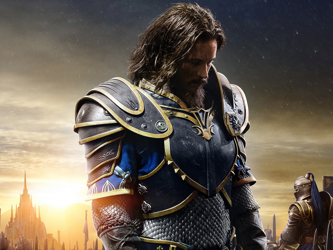 Warcraft Movie 2016 Sir Anduin Lothar for 1152 x 864 resolution