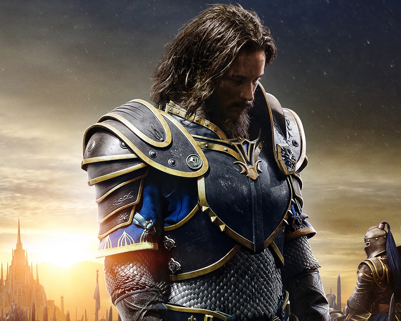 Warcraft Movie 2016 Sir Anduin Lothar for 1280 x 1024 resolution