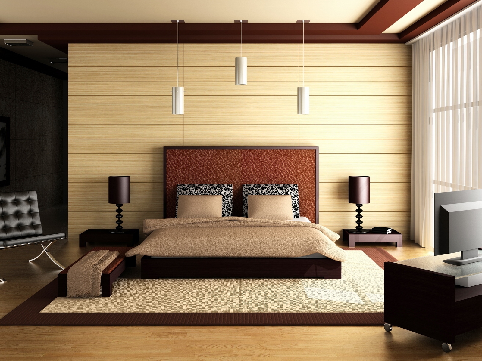 Warm Bedroom for 1600 x 1200 resolution