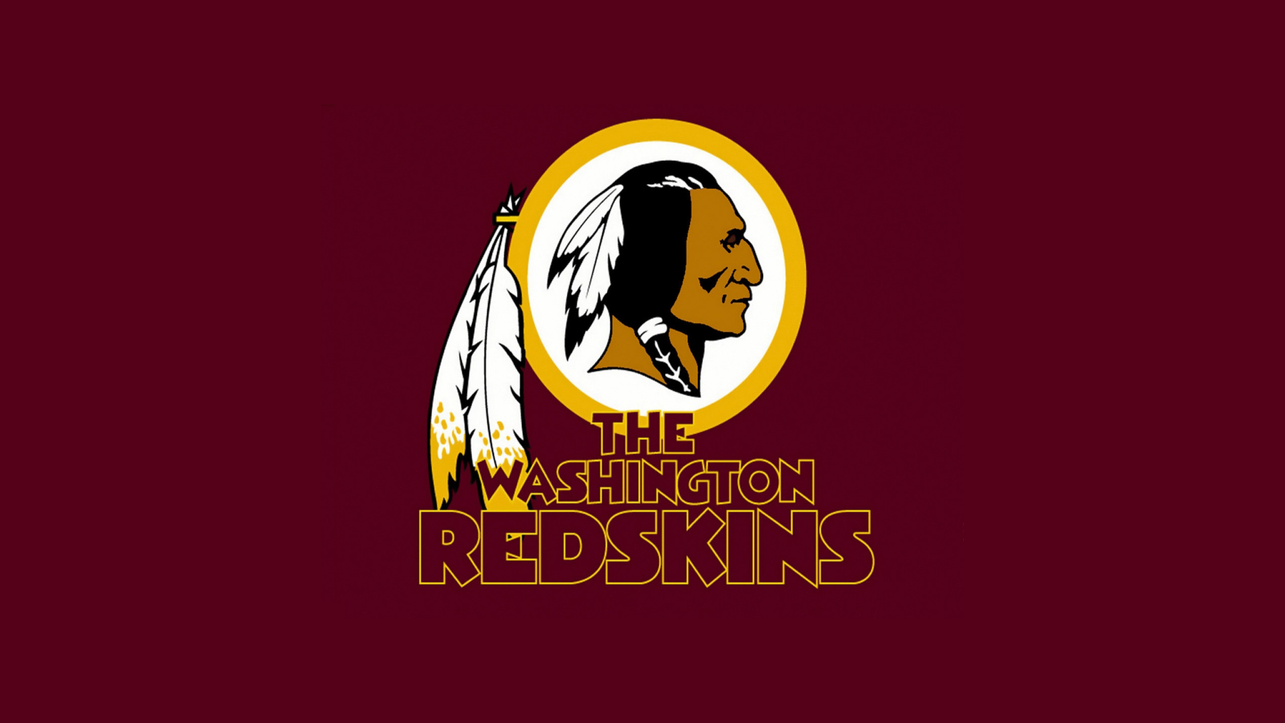 Washington Redskins Logo for 2560x1440 HDTV resolution