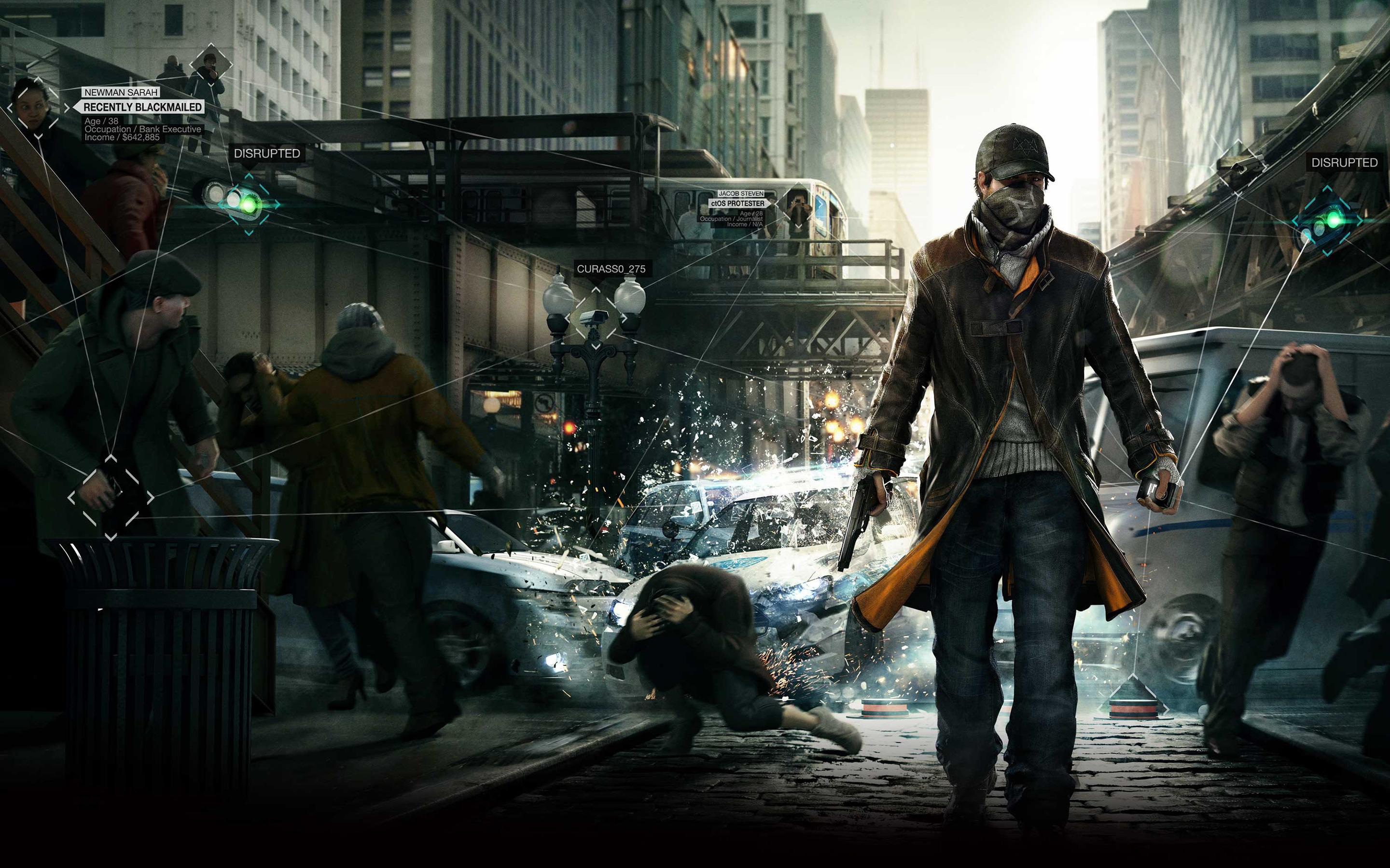 Watch Dogs Video Game for 2880 x 1800 Retina Display resolution