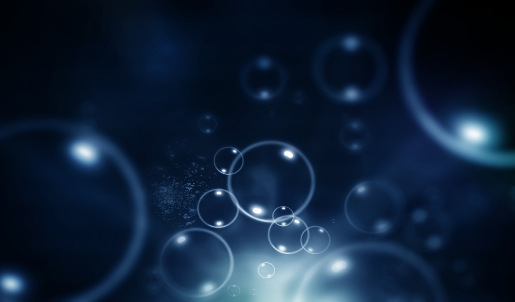 Water Bubbles for 1024 x 600 widescreen resolution