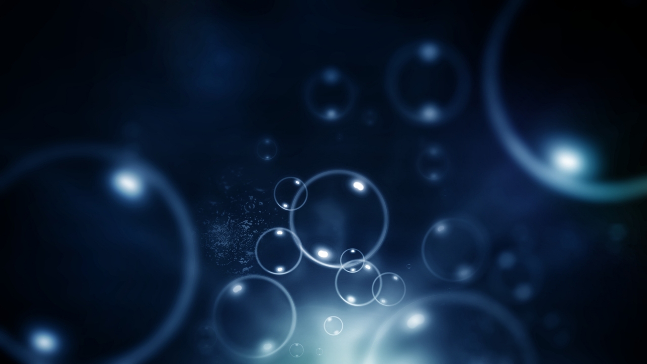 Water Bubbles for 1280 x 720 HDTV 720p resolution