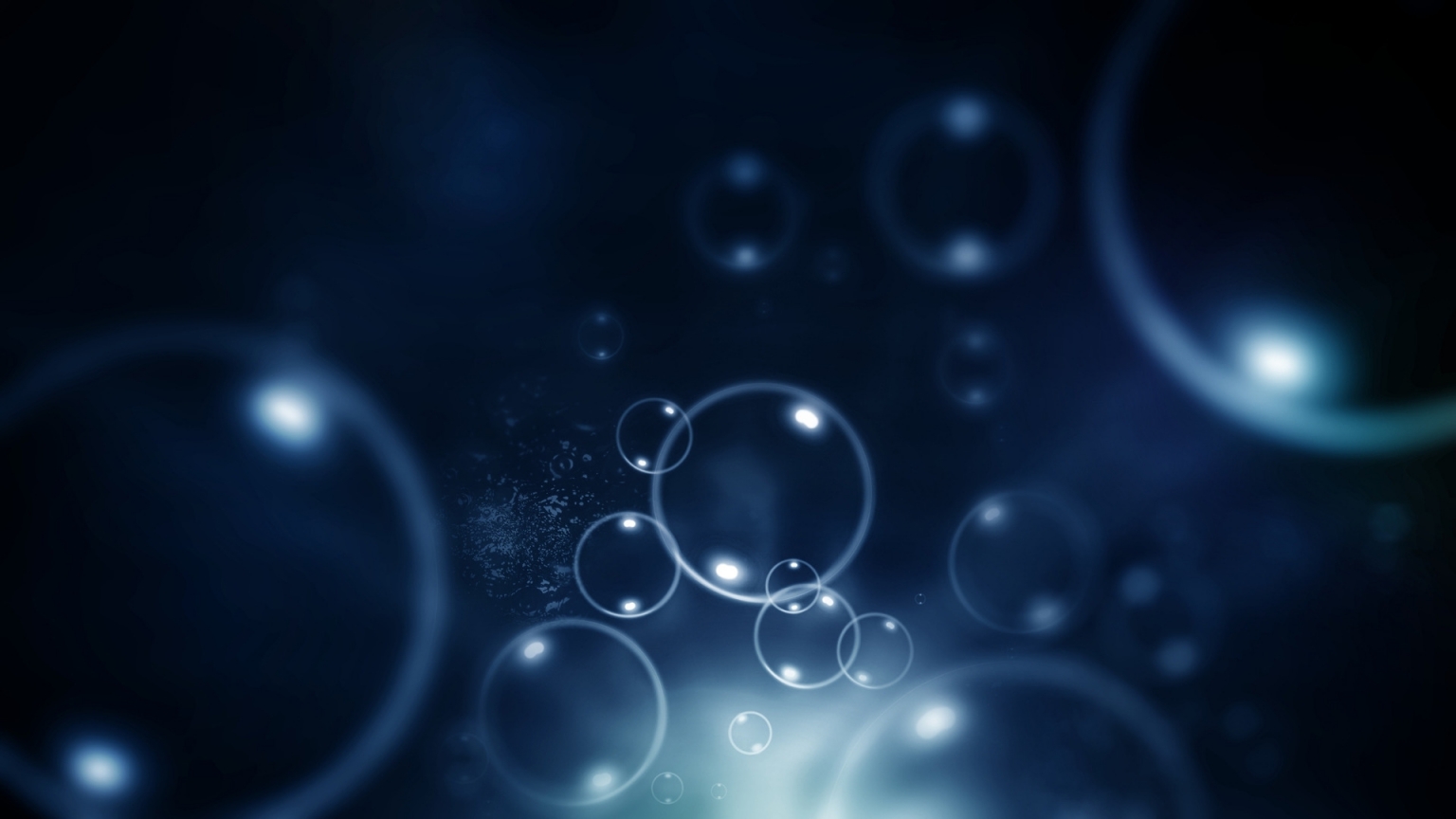 Water Bubbles for 1536 x 864 HDTV resolution