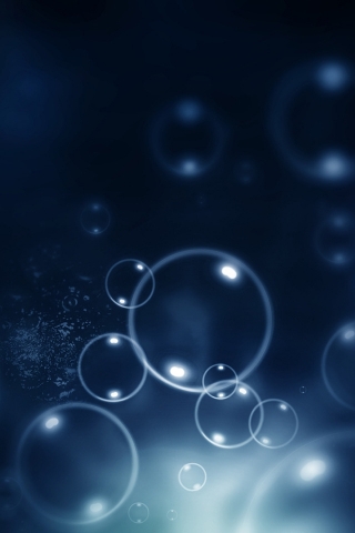 Water Bubbles for 320 x 480 iPhone resolution