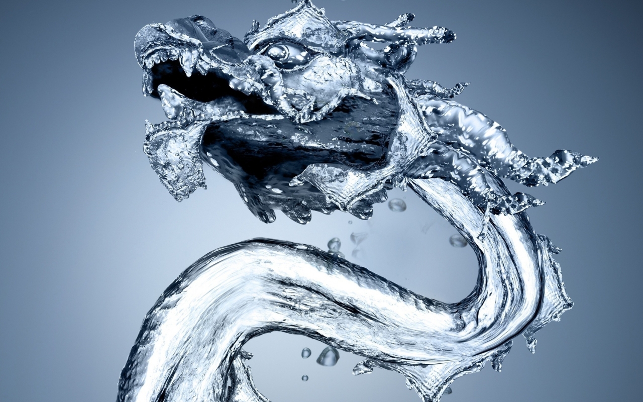 Water Dragon for 1280 x 800 widescreen resolution