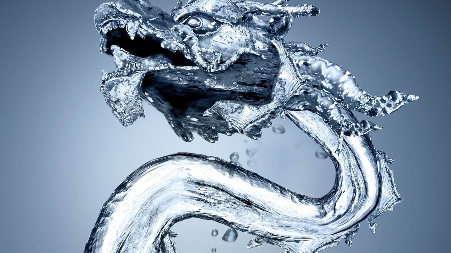 Water Dragon for 1536 x 864 HDTV resolution