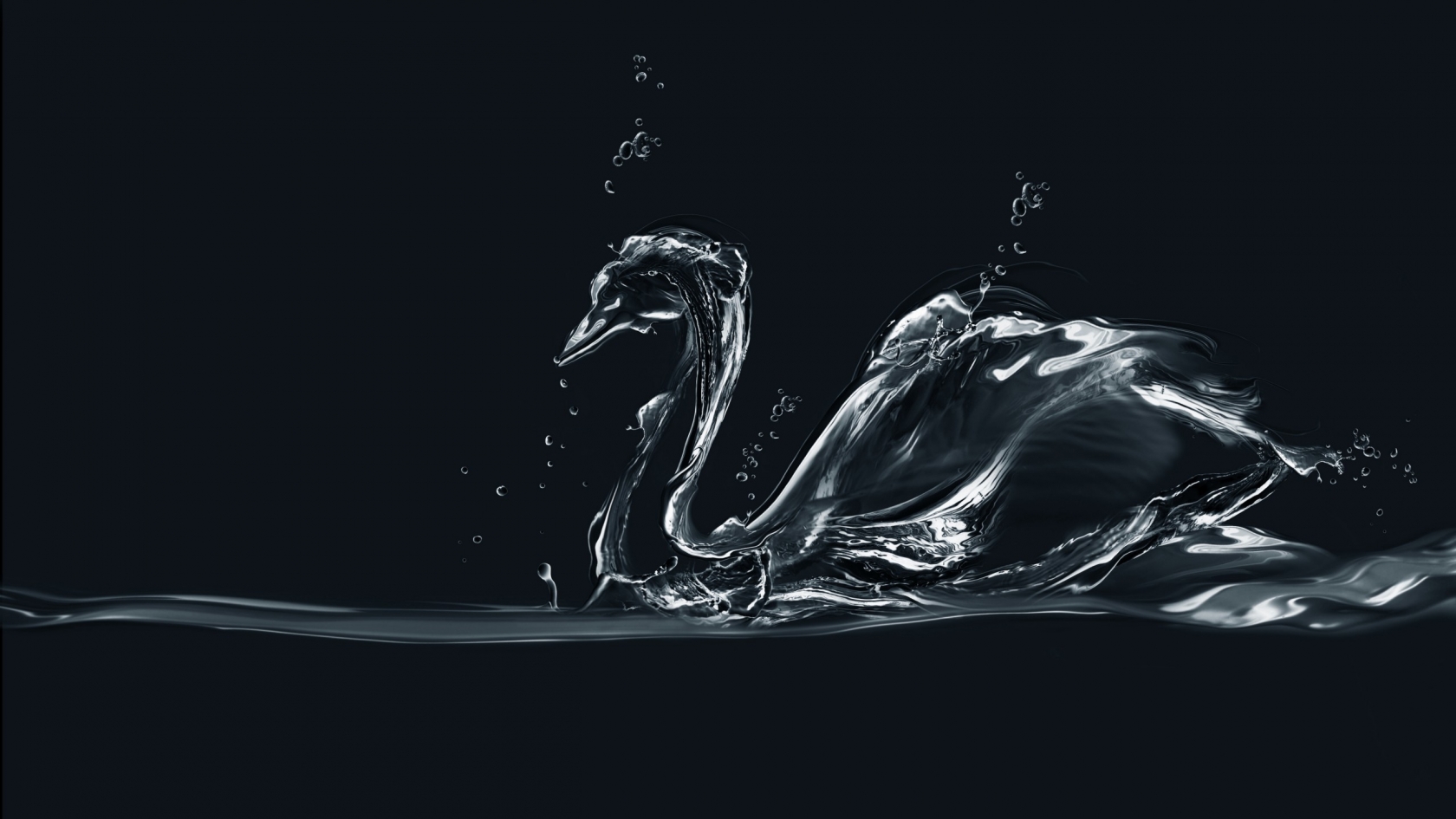 Water Swan for 1680 x 945 HDTV resolution
