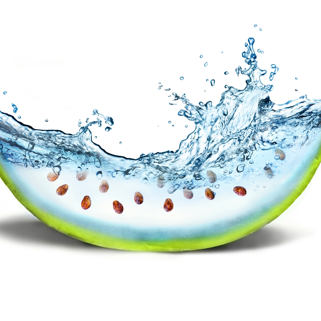Watermelon Design for 1024 x 1024 iPad resolution