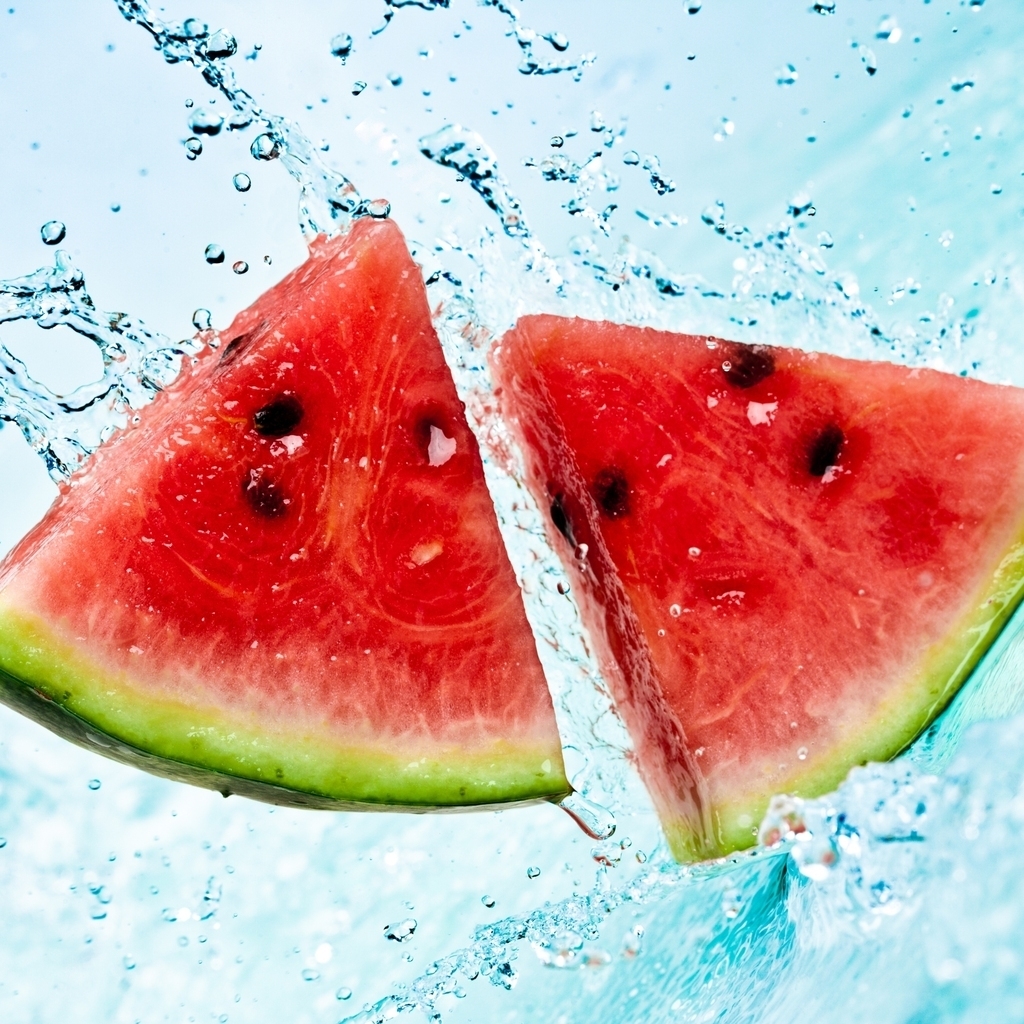 Watermelon Slices for 1024 x 1024 iPad resolution