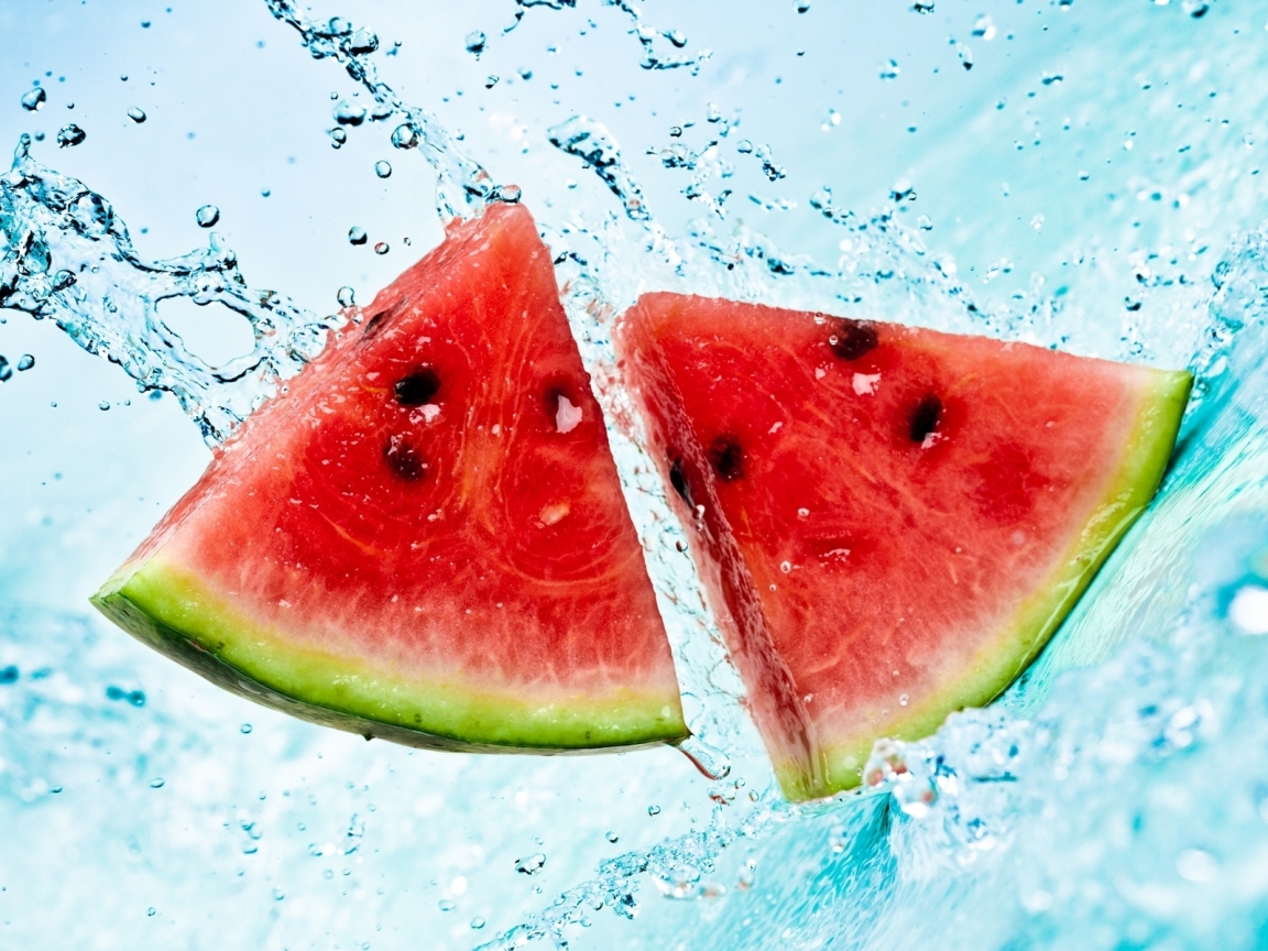 Watermelon Slices for 1152 x 864 resolution