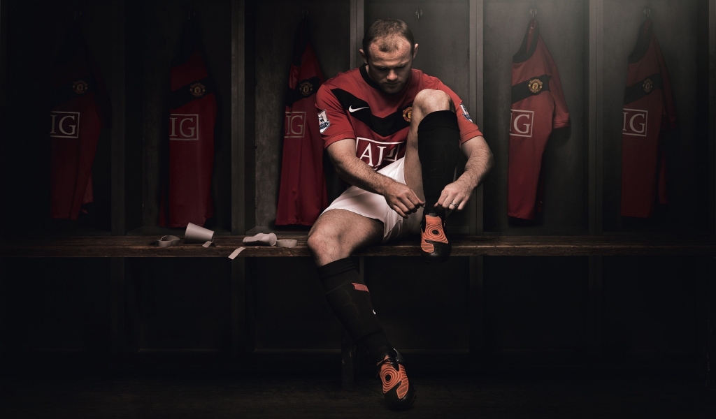 Wayne Rooney for 1024 x 600 widescreen resolution